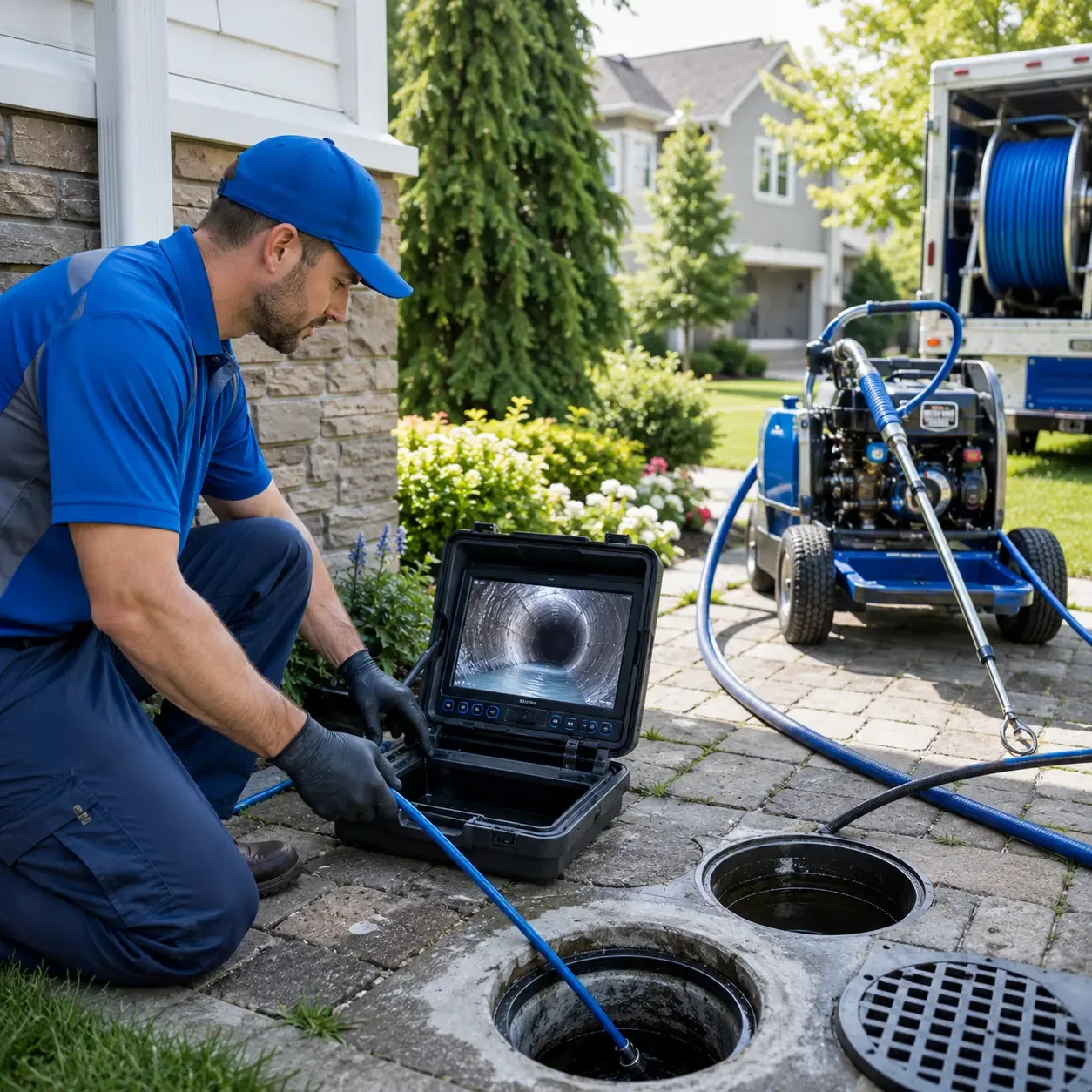 Outdoor drain cleaning professionals serving Covington, KY
