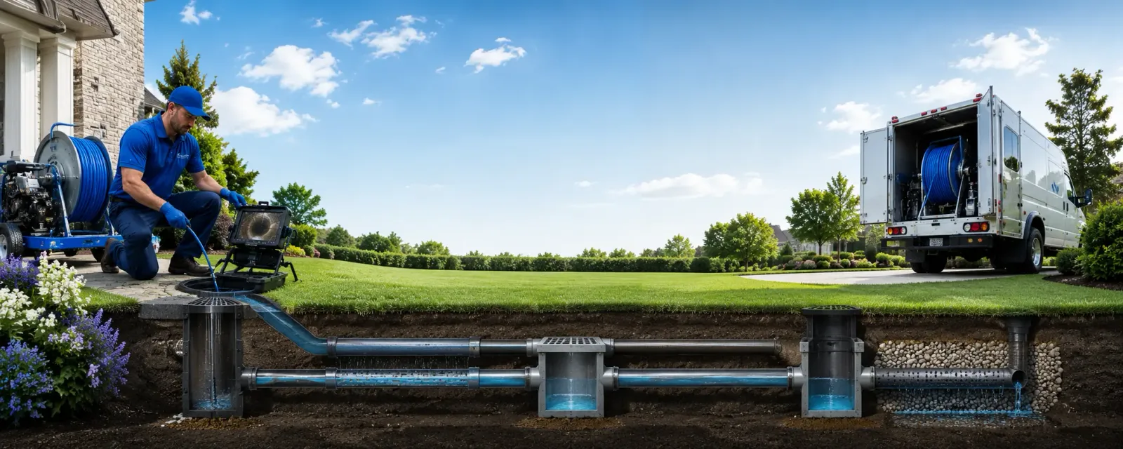 Outdoor drain cleaning information for Covington, KY
